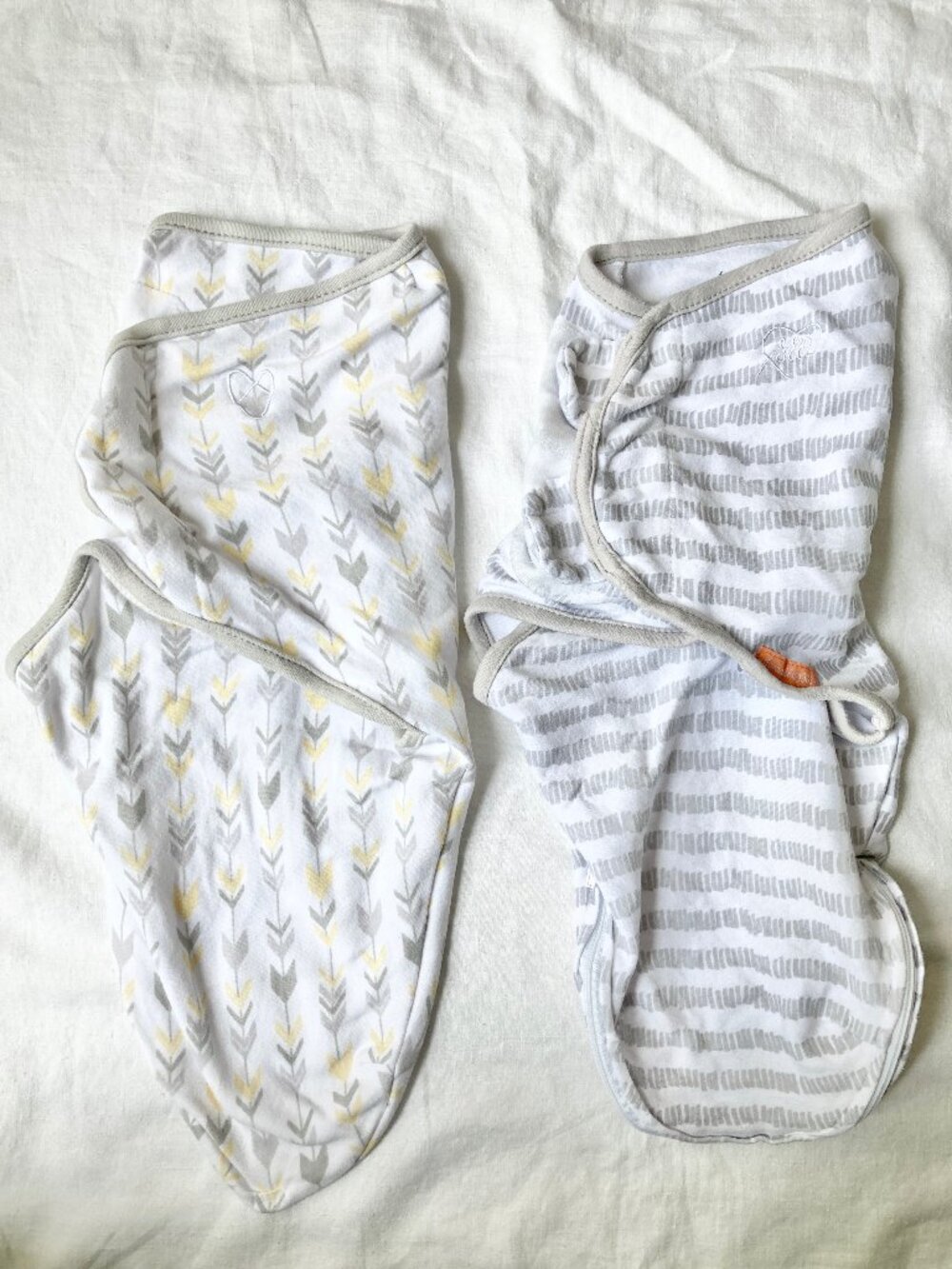 💙2/$25 SwaddleMe 0-3 Months Baby Infant Easy Change Swaddle Velcro